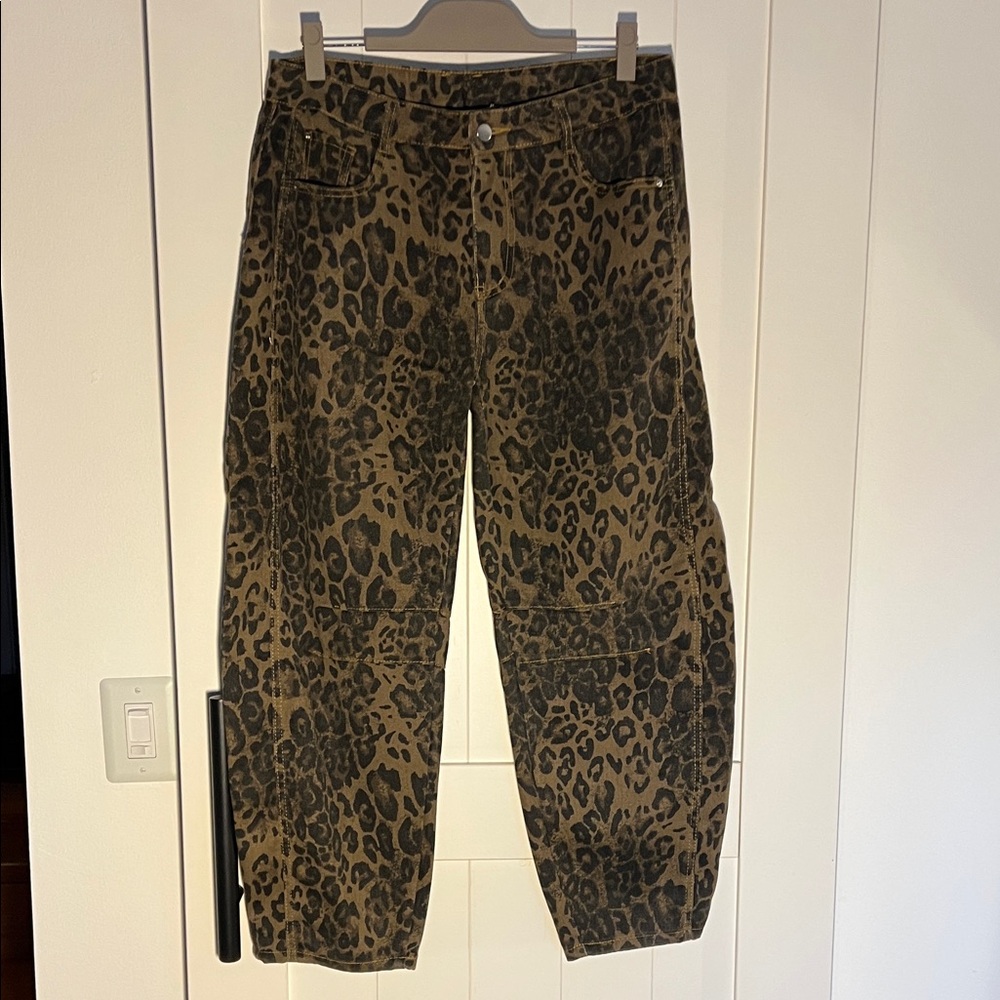 Leopard Print Pants